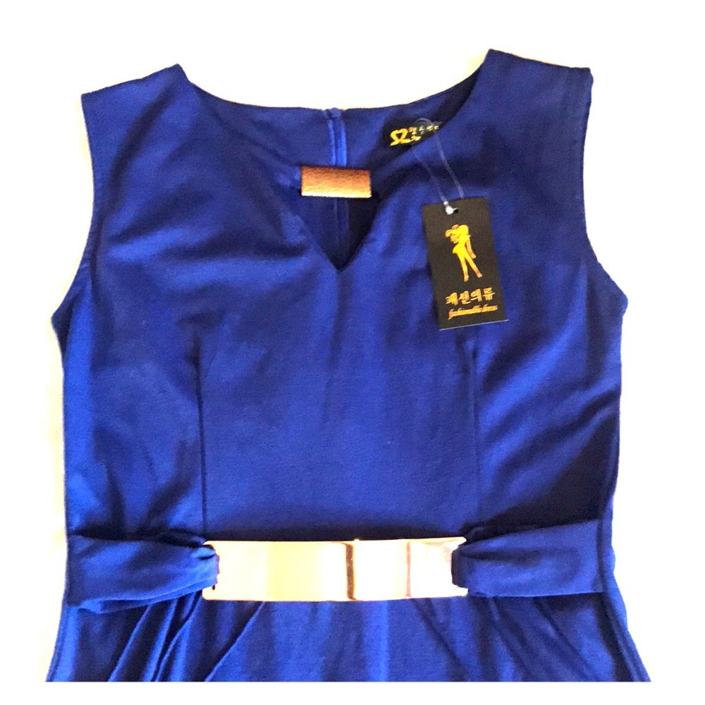 Blue dress